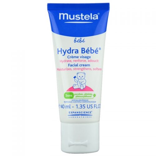 Mustela Bébé Hydra Bébé krem nawilżający do twarzy dla dzieci od urodzenia 40 ml