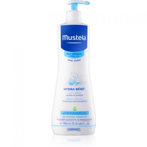 Mustela Bébé Hydra Bébé nawilżające mleczko do ciała dla dzieci od urodzenia 750 ml