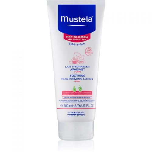 Mustela Bébé kojące mleczko do ciała dla dzieci od urodzenia 200 ml