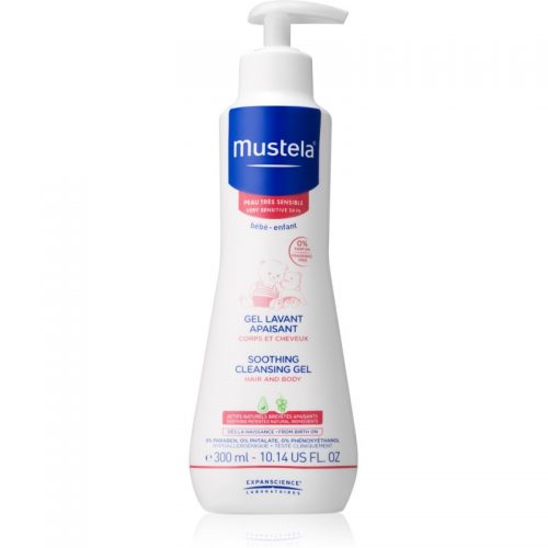 Mustela Bébé kojący żel oczyszczający dla dzieci od urodzenia 300 ml