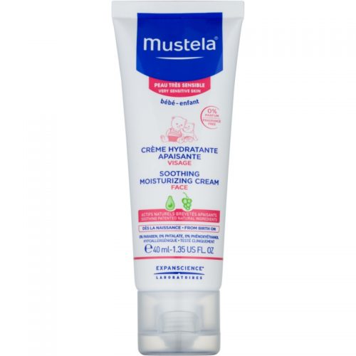 Mustela Bébé krem nawilżająco-kojący dla dzieci od urodzenia 40 ml