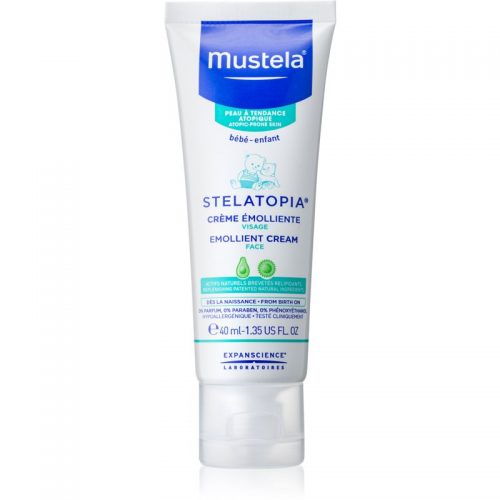 Mustela Bébé Stelatopia zmiękczający krem do twarzy dla dzieci od urodzenia 40 ml