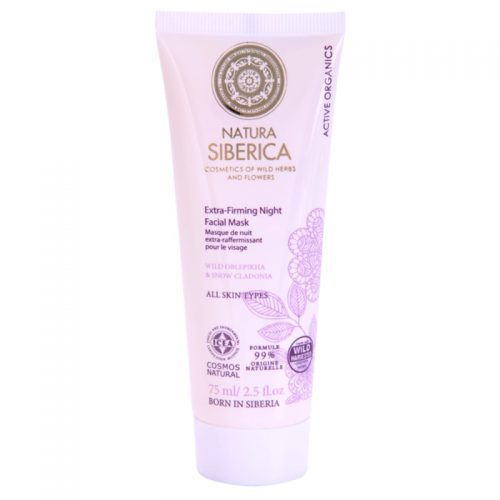 Natura Siberica Active Organics maseczka ujędrniająca na noc 75 ml