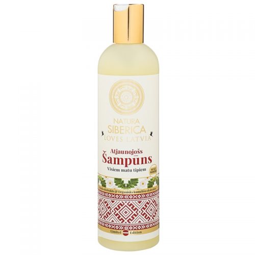 Natura Siberica Loves Latvia szampon odbudowujący włosy do włosów 400 ml