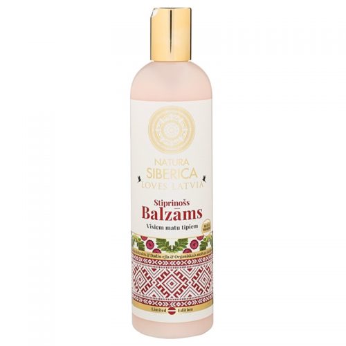 Natura Siberica Loves Latvia wzmacniający balsam do włosów 400 ml