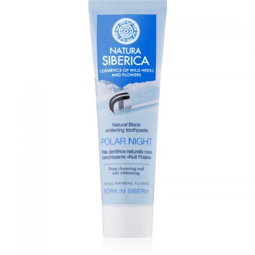 Natura Siberica Polar Night czarna wybielająca pasta do zębów 100 g