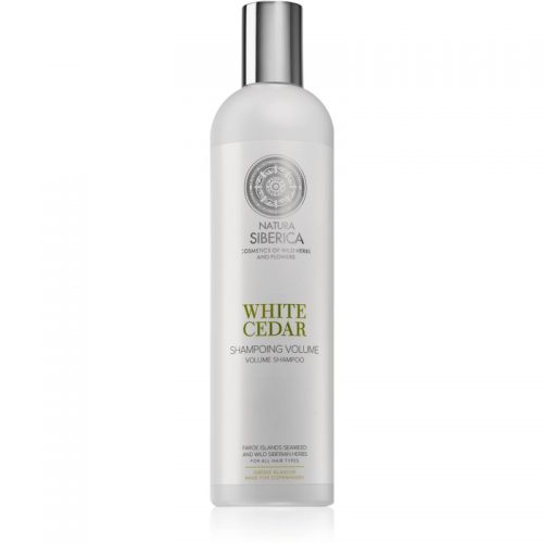 Natura Siberica Sibérie Blanche White Cedar szampon do zwiększenia objętości do wszystkich rodzajów włosów 400 ml