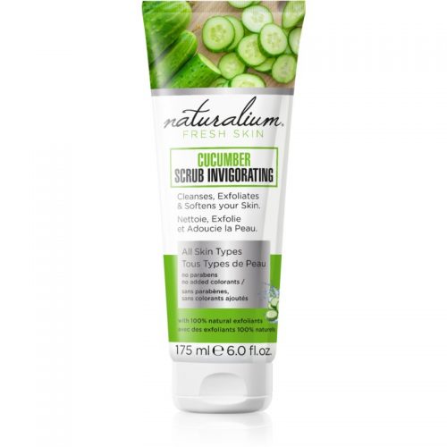 Naturalium Fresh Skin Cucumber orzeźwiający peeling do ciała do wszystkich rodzajów skóry 175 ml