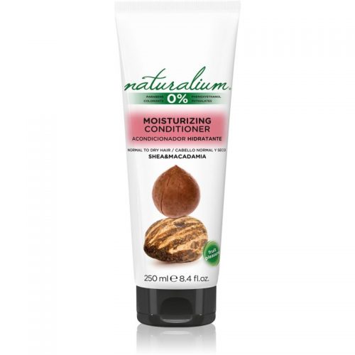 Naturalium Nuts Shea and Macadamia odżywka nawilżająco-wygładzająca do włosów normalnych i suchych 250 ml