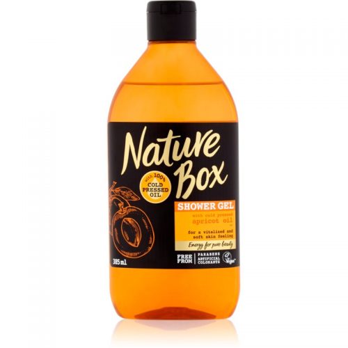 Nature Box Apricot rewitalizujący żel pod prysznic 385 ml