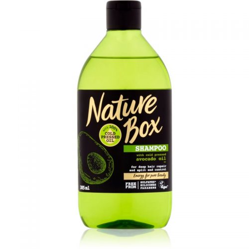 Nature Box Avocado szampon głęboko regenerujący na rozdwojone końcówki włosów 385 ml