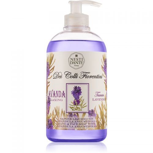 Nesti Dante Dei Colli Fiorentini Lavender Relaxing mydło do rąk w płynie z dozownikiem 500 ml