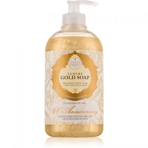 Nesti Dante Gold mydło do rąk w płynie z dozownikiem 500 ml
