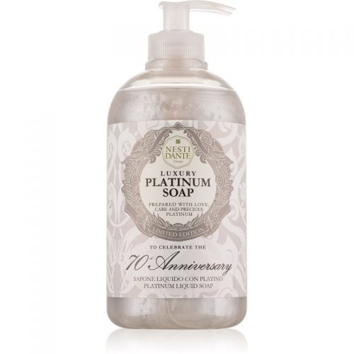 Nesti Dante Platinum mydło do rąk w płynie z dozownikiem 500 ml
