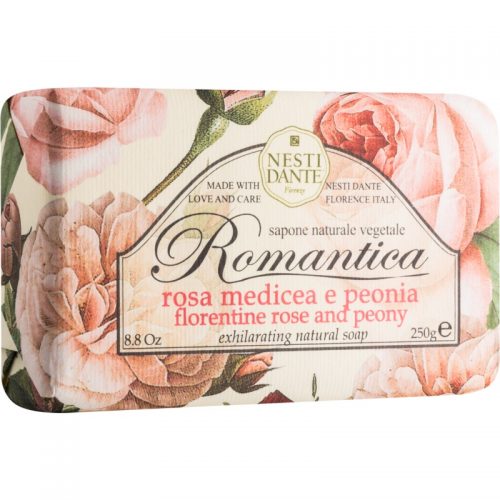 Nesti Dante Romantica Florentine Rose and Peony mydło naturalne 250 g