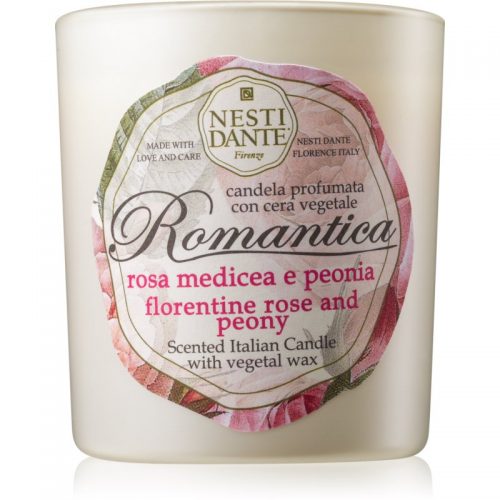 Nesti Dante Romantica Florentine Rose and Peony świeczka zapachowa 160 g