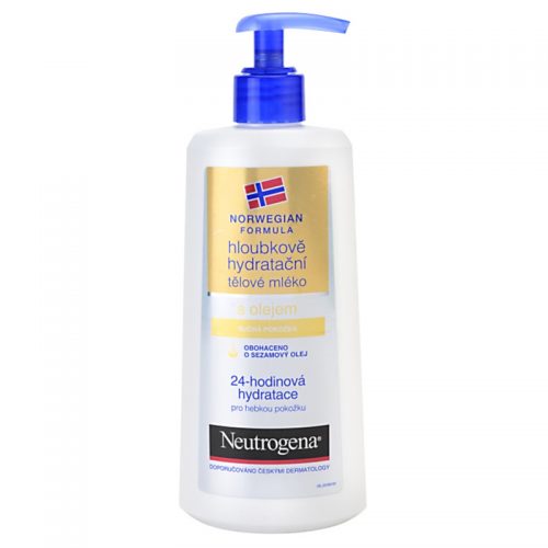 Neutrogena Norwegian Formula® Deep Moisture głęboko nawilżające mleczko do ciała z olejem 250 ml