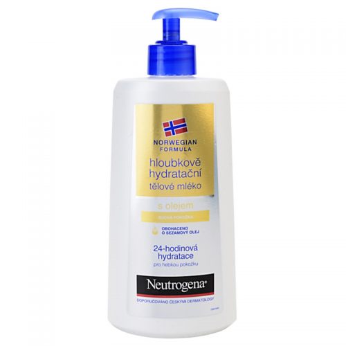 Neutrogena Norwegian Formula® Deep Moisture głęboko nawilżające mleczko do ciała z olejem 400 ml