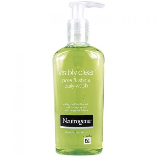 Neutrogena Visibly Clear Pore & Shine żel oczyszczający przeciw błyszczeniu i rozszerzonym porom 200 ml