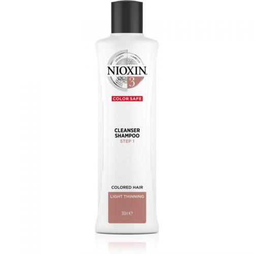 Nioxin System 3 szampon oczyszczający do rzednących włosów farbowanych 300 ml