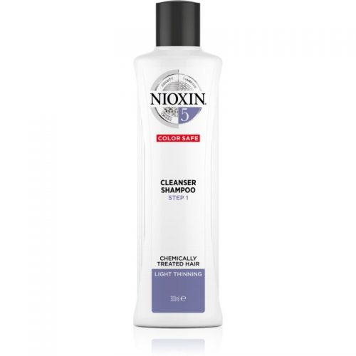 Nioxin System 5 szampon oczyszczający do rzednących włosów farbowanych 300 ml