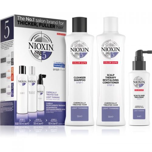 Nioxin System 5 zestaw kosmetyków (przy lekkim wypadaniu włosów normalnych i grubych naturalnych oraz po chemicznej pielęgnacji) unisex unisex