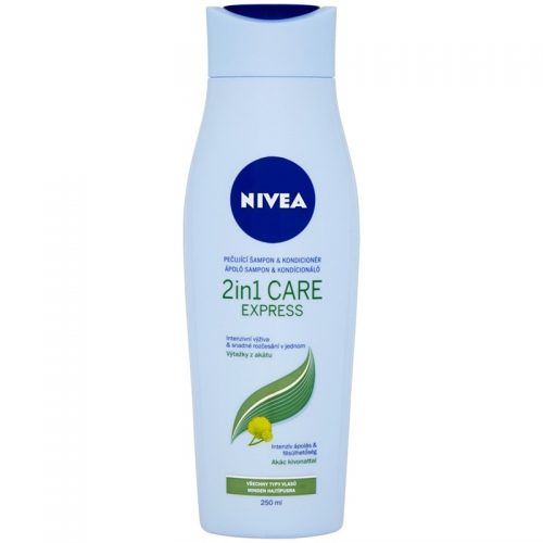 Nivea 2in1 Care Express Protect & Moisture szampon z odżywką 2 w1 do wszystkich rodzajów włosów 250 ml
