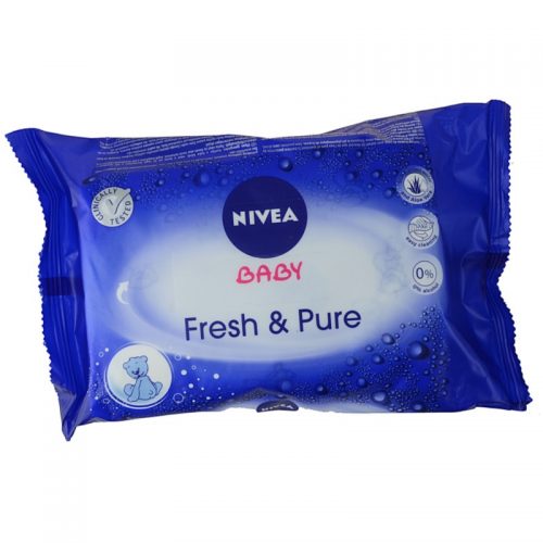 Nivea Baby Fresh & Pure chusteczki pielęgnacyjne dla dzieci 63 szt.