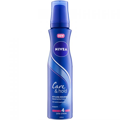 Nivea Care & Hold regenerująca pianka do stylizacji mocno utrwalająca 150 ml