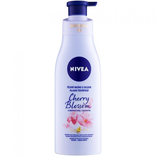 Nivea Cherry Blossom & Jojoba Oil mleczko do ciała z olejem 200 ml
