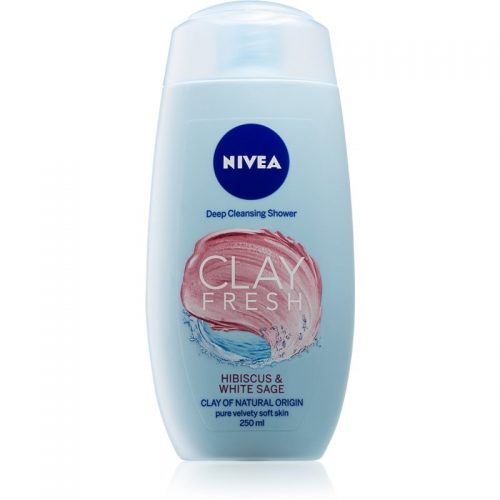 Nivea Clay Fresh Hibiscus & White Sage żel pod prysznic z glinką 250 ml