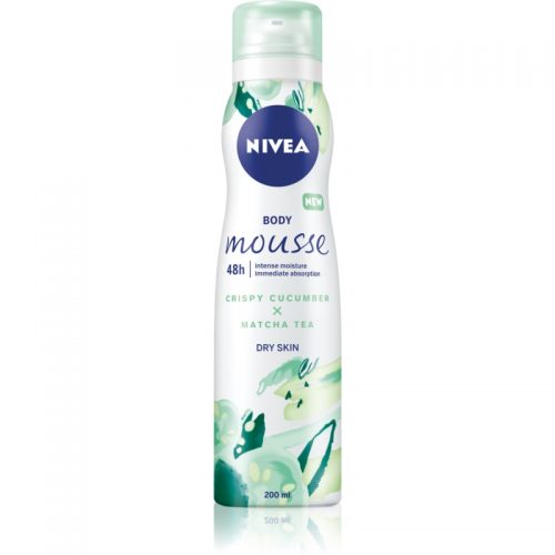 Nivea Crispy Cucumber & Matcha Tea odswieżająca piana do ciała intensywnie nawilżający 200 ml