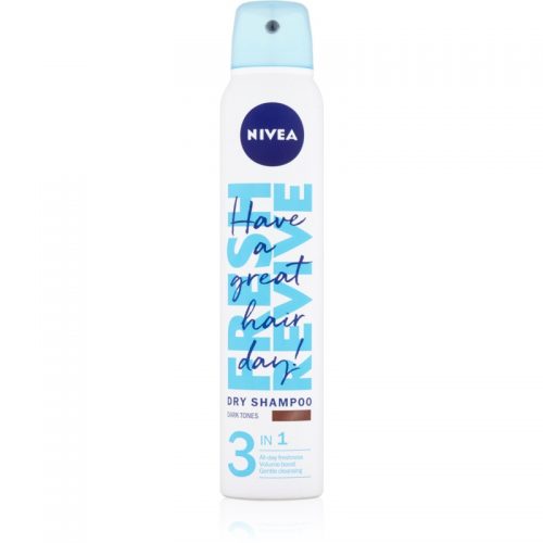Nivea Fresh Revive odświeżający suchy szampon do zwiększenia objętości Dark Tones 200 ml