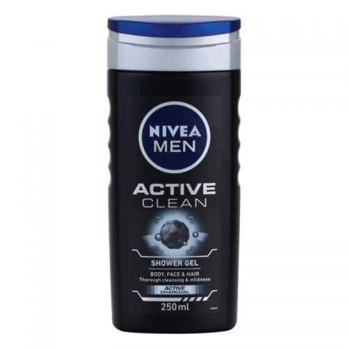 Nivea Men Active Clean żel pod prysznic do twarzy, ciała i włosów dla mężczyzn 250 ml