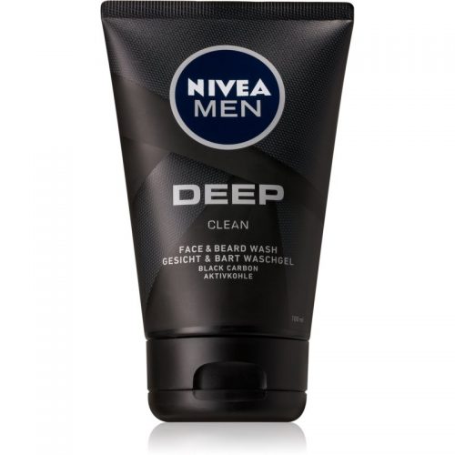 Nivea Men Deep żel do mycia do twarzy i zarostu 100 ml