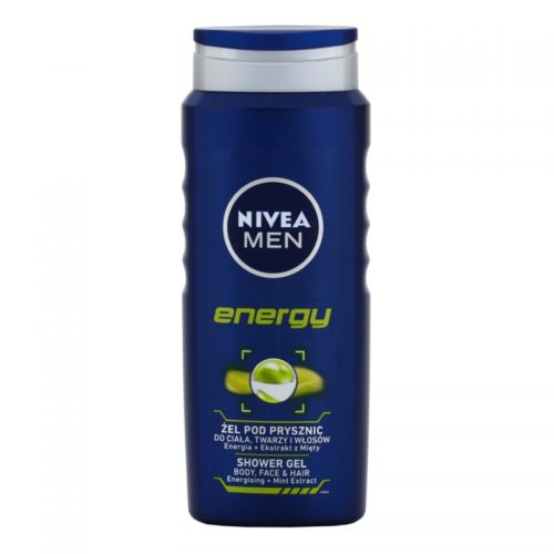 Nivea Men Energy żel pod prysznic do twarzy, ciała i włosów 500 ml