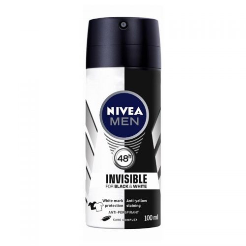 Nivea Men Invisible Black & White antyprespirant w sprayu dla mężczyzn 100 ml