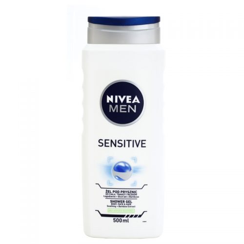 Nivea Men Sensitive żel pod prysznic do twarzy, ciała i włosów 500 ml