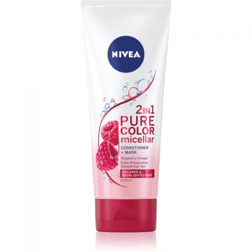 Nivea Pure Color Micellar pielęgnująca odżywka do włosów farbowanych 200 ml