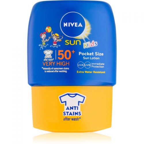 Nivea Sun Kids kieszonkowe mleczko do opalania dla dzieci SPF 50+ 50 ml