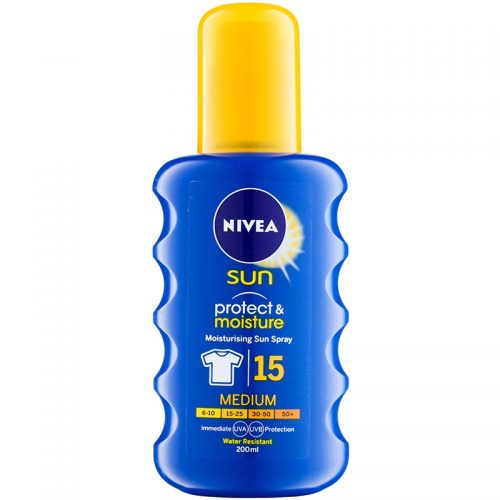 Nivea Sun Protect & Moisture spray do opalania SPF 15 200 ml