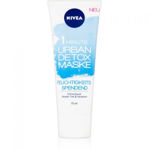 Nivea Urban Skin Detox maseczka nawilżająca do twarzy z zieloną herbatą 75 ml