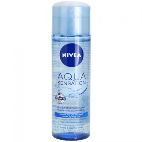 Nivea Visage Aqua Sensation żel oczyszczający do cery normalnej i mieszanej 200 ml