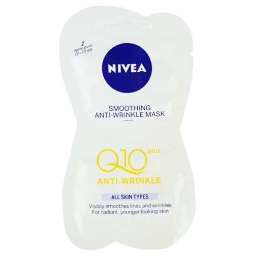 Nivea Visage Q10 Plus maseczka wygładzająca przeciw zmarszczkom 2×7,5 ml