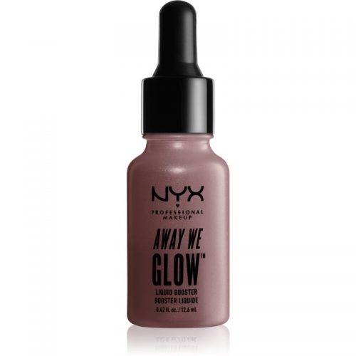 NYX Professional Makeup Away We Glow płynny rozświetlacz z zakraplaczem odcień 02 Glazed Donuts 12,6 ml
