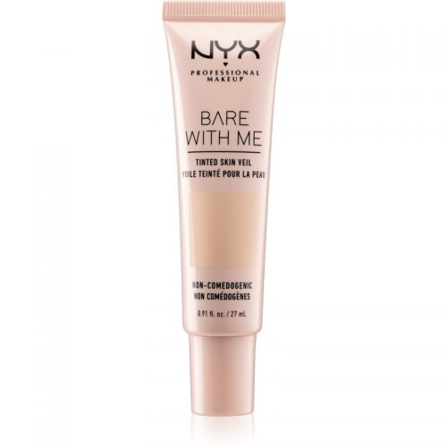 NYX Professional Makeup Bare With Me Tinted Skin Veil lekki podkład odcień 01 Pale Light 27 ml