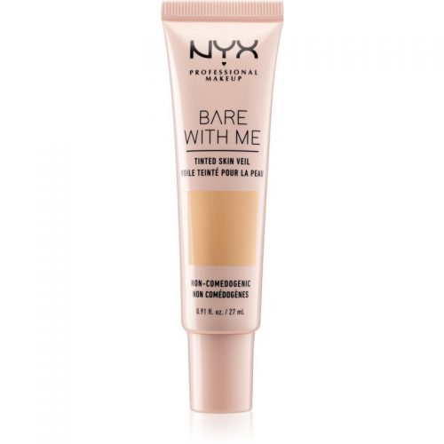 NYX Professional Makeup Bare With Me Tinted Skin Veil lekki podkład odcień 03 Natural Soft Beige 27 ml