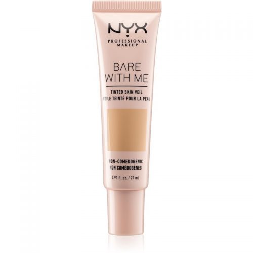 NYX Professional Makeup Bare With Me Tinted Skin Veil lekki podkład odcień 04 True Beige Buff 27 ml