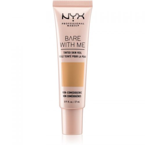 NYX Professional Makeup Bare With Me Tinted Skin Veil lekki podkład odcień 05 Beige Camel 27 ml