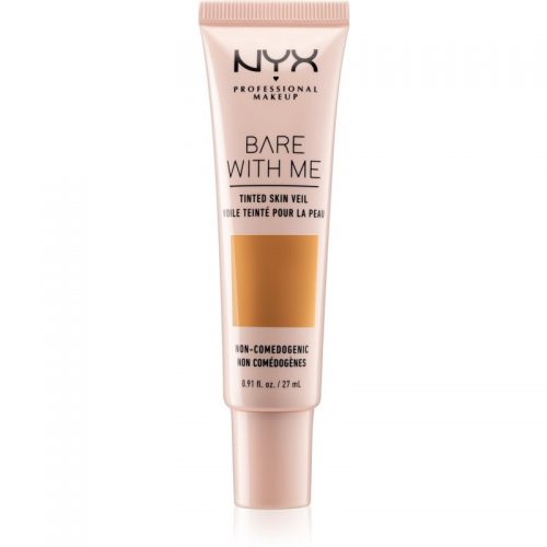 NYX Professional Makeup Bare With Me Tinted Skin Veil lekki podkład odcień 07 Cinnamon Mahogany 27 ml